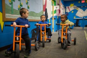 Preschoolers in Early Childhood Partnership classrooms